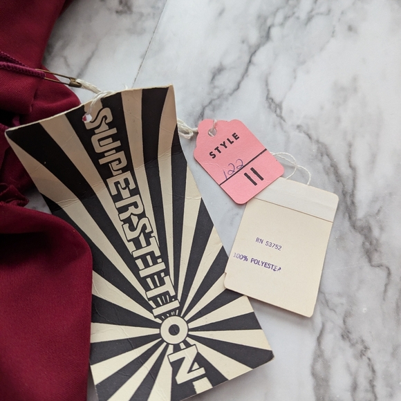 Vintage Off The Shoulder Dress New NWT size 11 Juniors - Picture 8 of 9